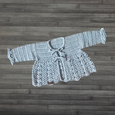 Sky Crochet Baby Cardigan 0-3 Months | Crochet Pattern PDF | English